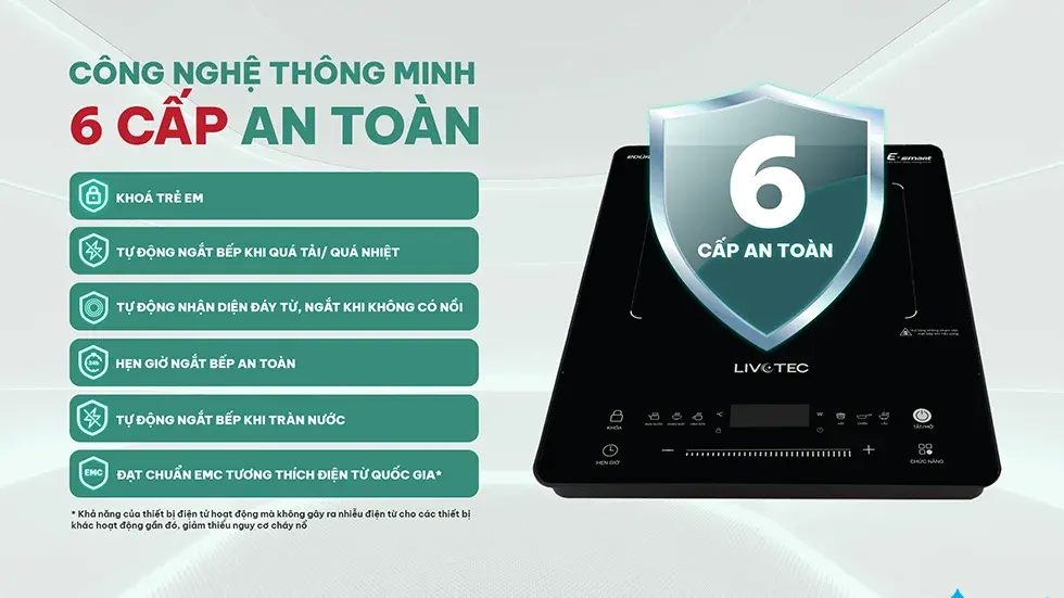 Bếp điện từ Livotec LIS-826