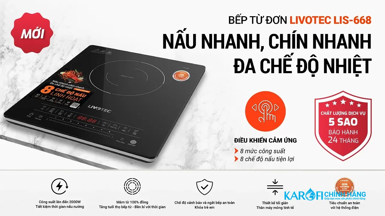 Bếp từ Livotec LIS-668