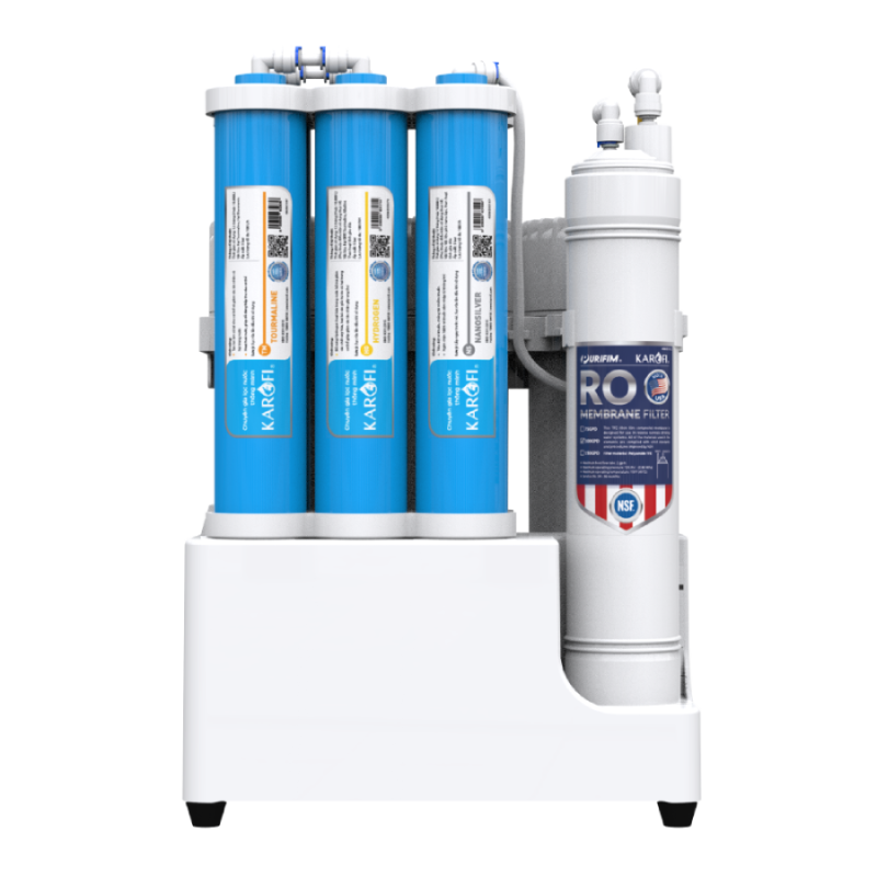Máy lọc nước hydrogen ion kiềm Karofi KAQ-U03 PRO + HYDRO-iON KIỀM - 11 lõi