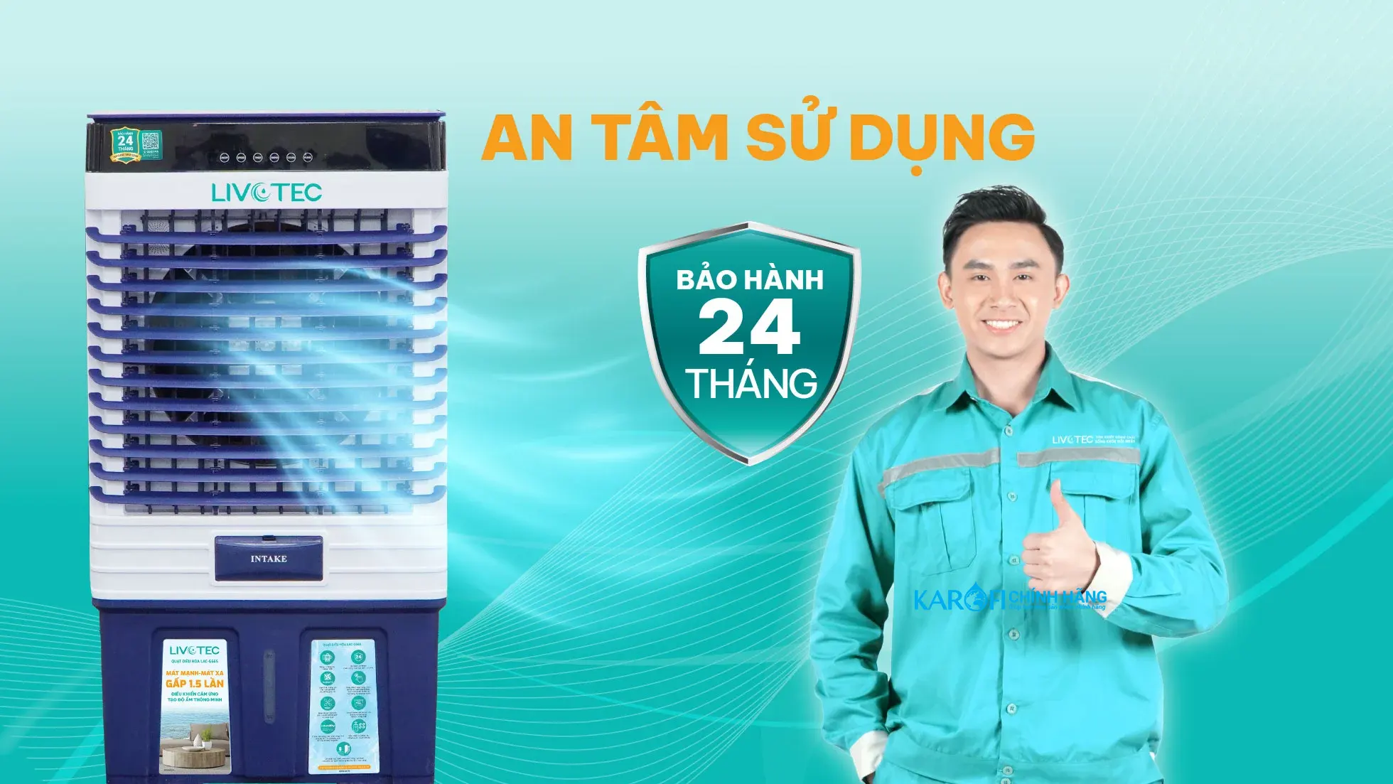 Quạt điều hòa Livotec LAC-G66S