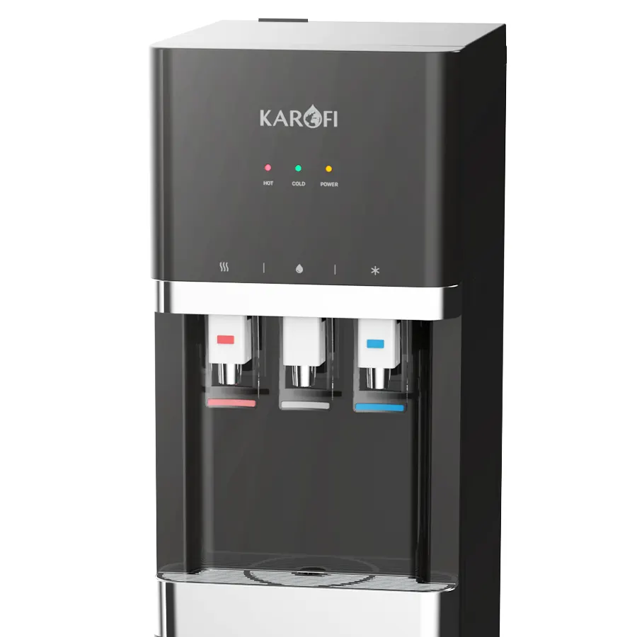 Cây nước nóng lạnh Karofi HCV208B - Bình chứa 5 Lít, mới 2026