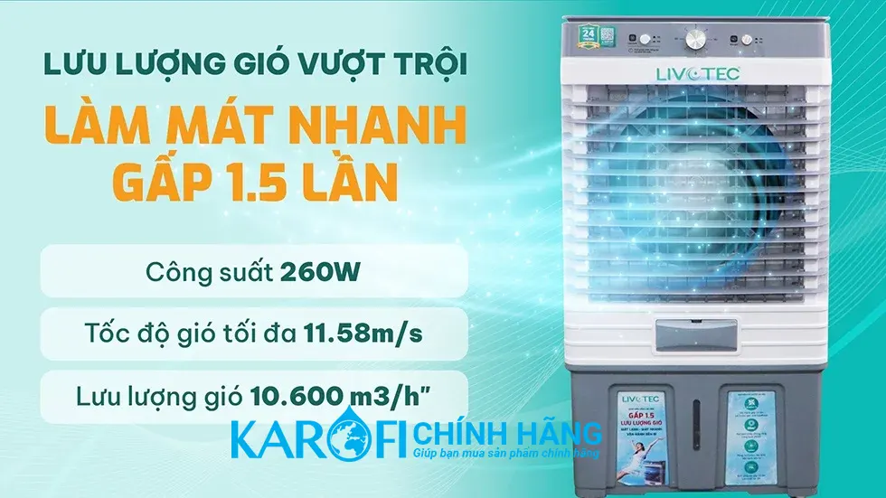 Quạt điều hòa Livotec LAC-H66