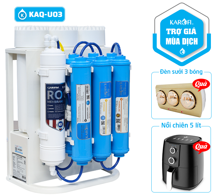 Máy lọc nước Karofi KAQ-U03