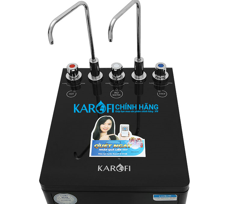 Máy lọc nước Karofi Optimus DUO O-D138  chức năng Nóng - Nguội - Lạnh