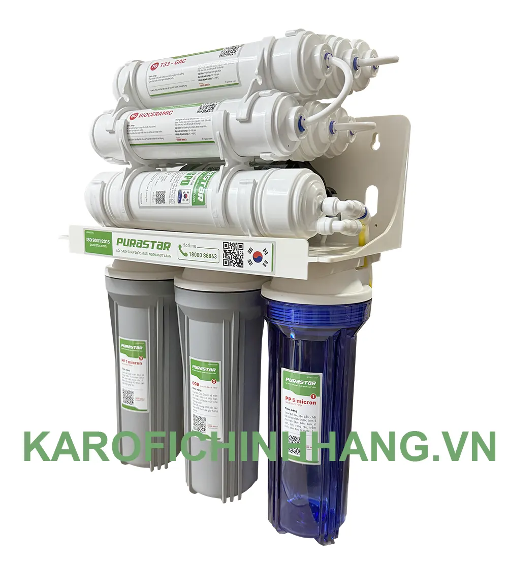 Máy lọc nước Karofi Purastar P38 10 Lõi - Chính Hãng - Mới 2026