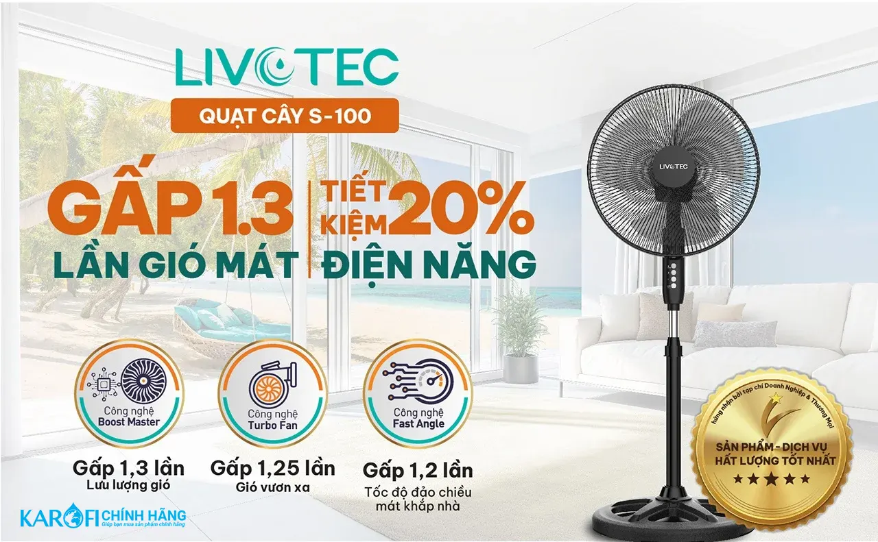Quạt cây Livotec S-100