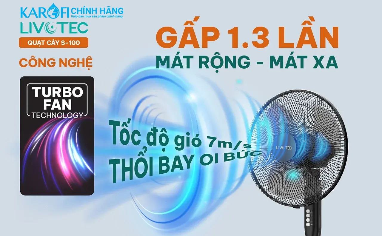 Quạt cây Livotec S-100