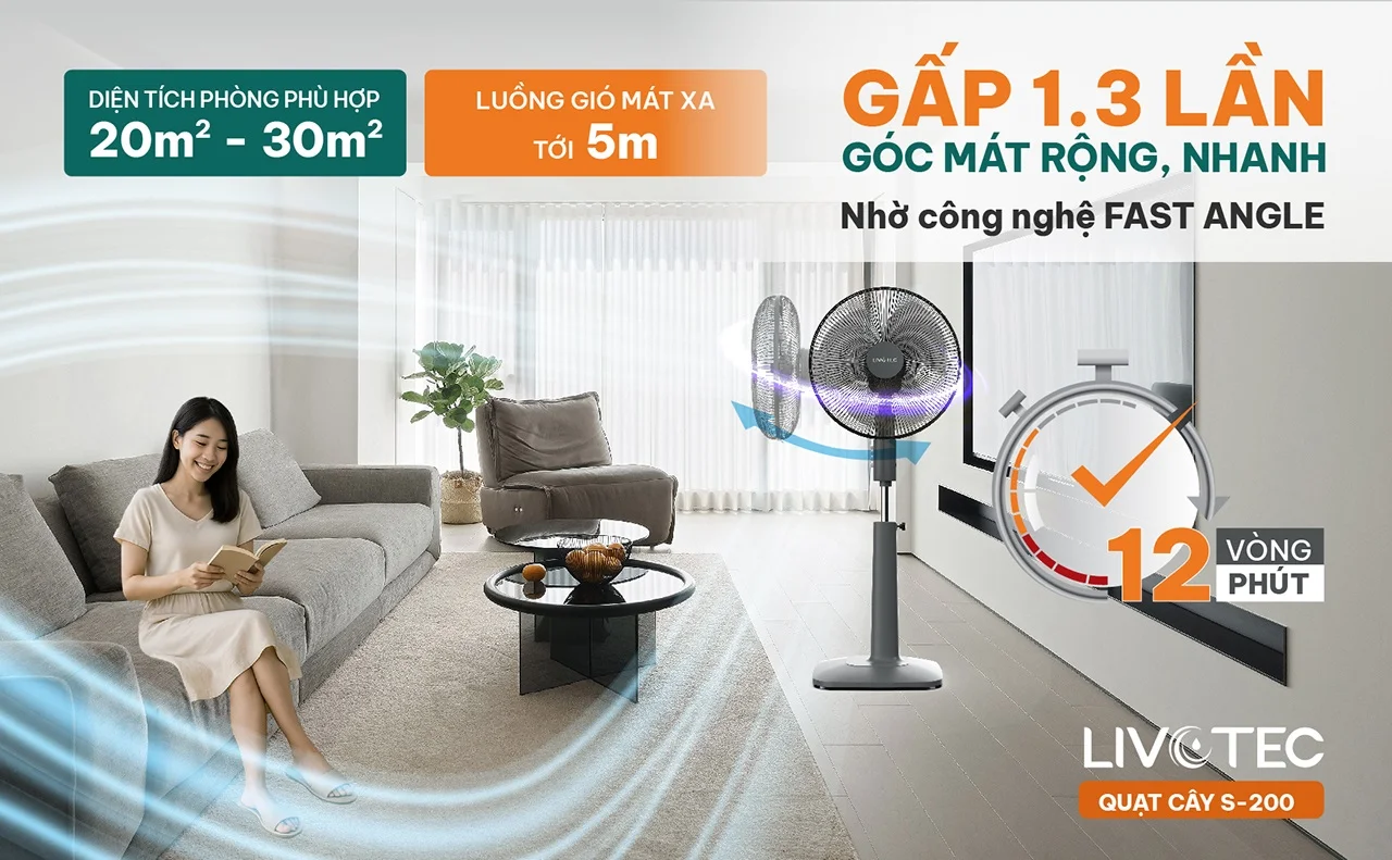 Quạt cây Livotec S-200