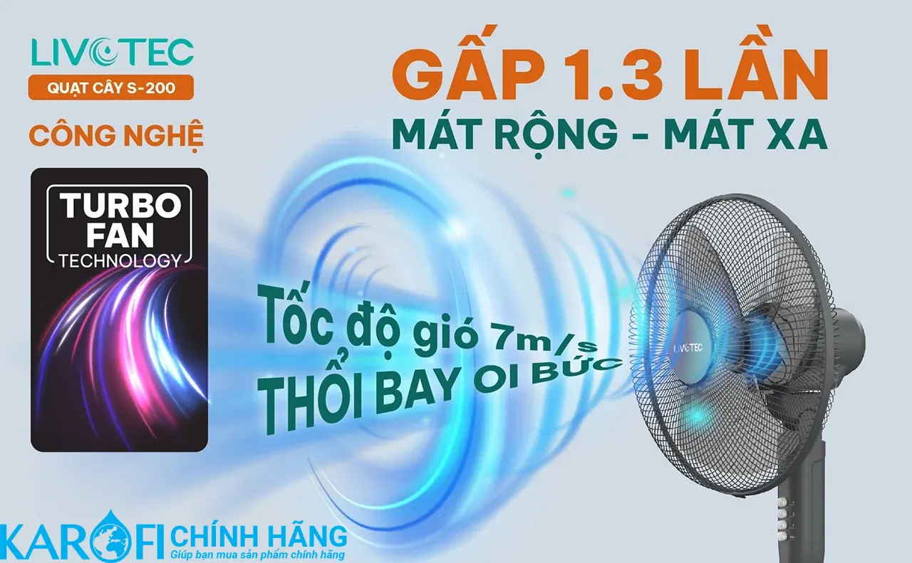 Quạt cây Livotec S-200
