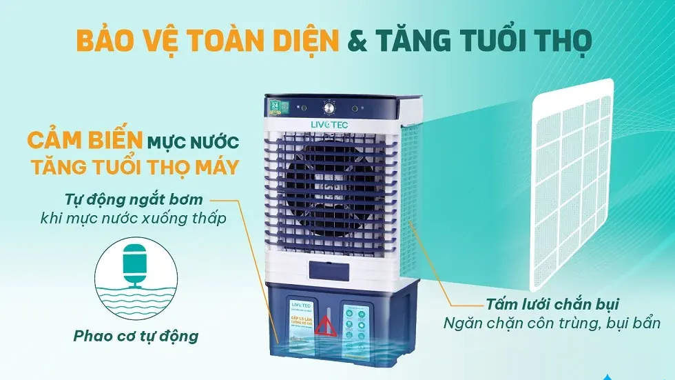 Quạt điều hòa Livotec LAC-G66P