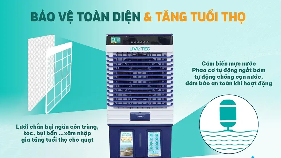 Quạt điều hòa Livotec LAC-G66S