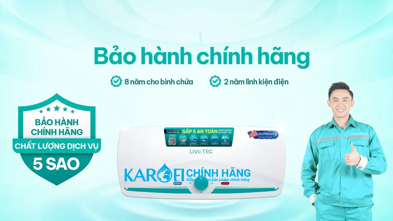 Bình nóng lạnh Livotec ID30-30L