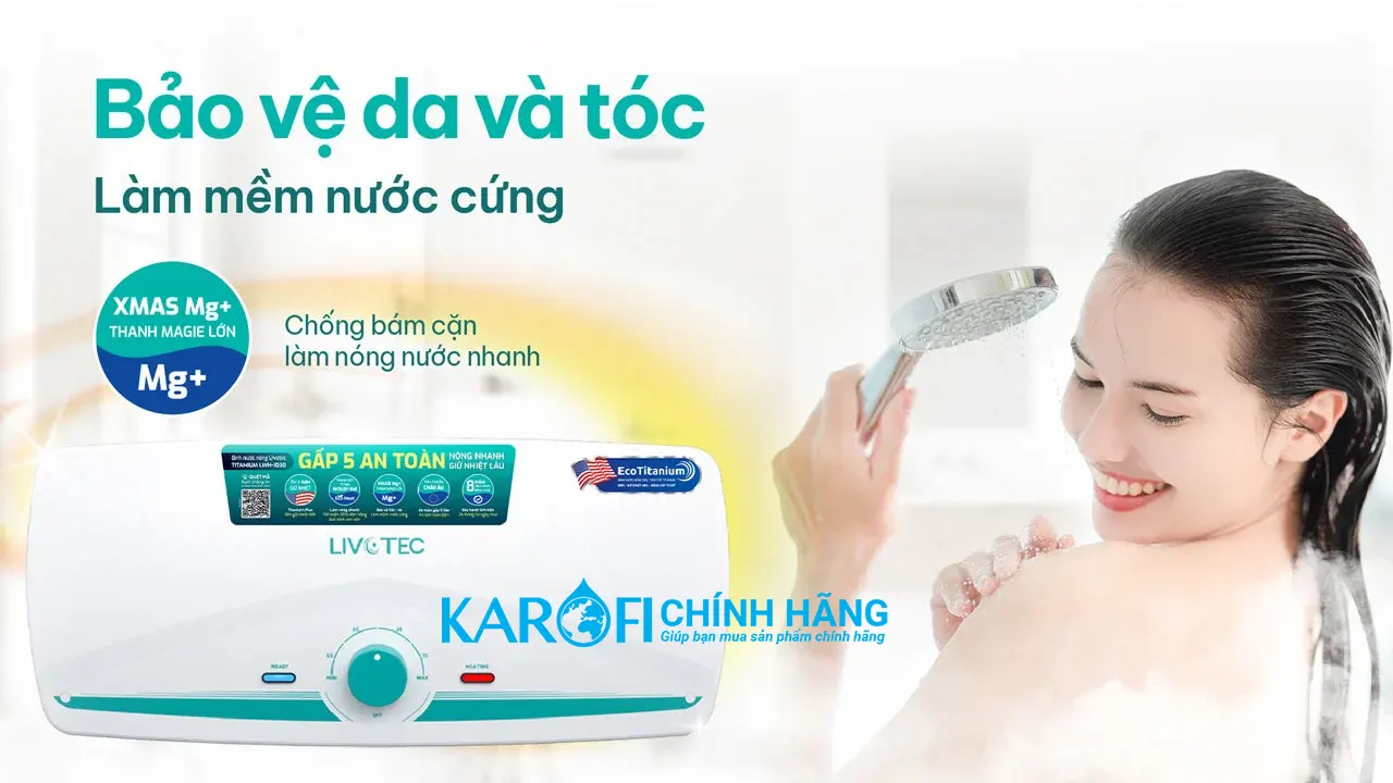 Bình nóng lạnh Livotec ID30-30L