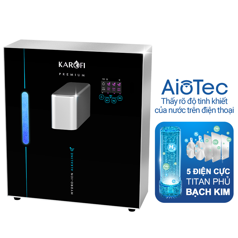 Máy tạo nước Hydro-ion kiềm Karofi KAE-S18 - Mẫu 2026