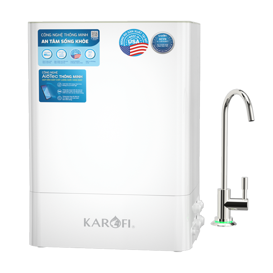 Máy lọc nước Karofi KAQ-U98 - 10 Lõi Thông Minh - Mới 2026