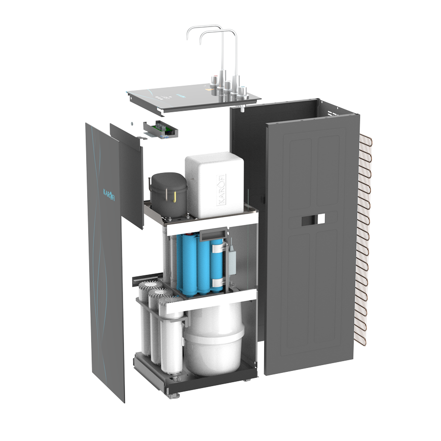 Máy lọc nước nóng lạnh Karofi KAD-X68 - 11 lõi Mẫu Mới 2026