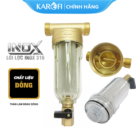 Bộ lọc thô đầu nguồn K4A100 Thân Đồng - Mẫu Mới 2023