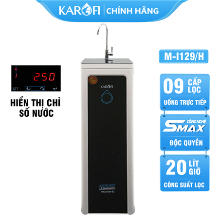Máy lọc nước RO Hydrogen Karofi M-I129/H - 9 Lõi