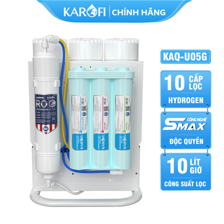Máy lọc nước Karofi KAQ-U05G - 10 Lõi Mẫu Mới 2026