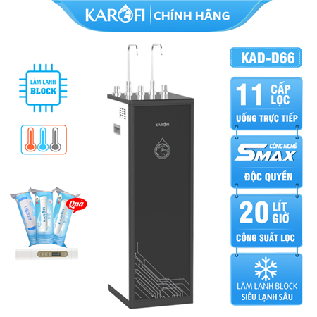 Máy lọc nước nóng lạnh Karofi KAD-D66