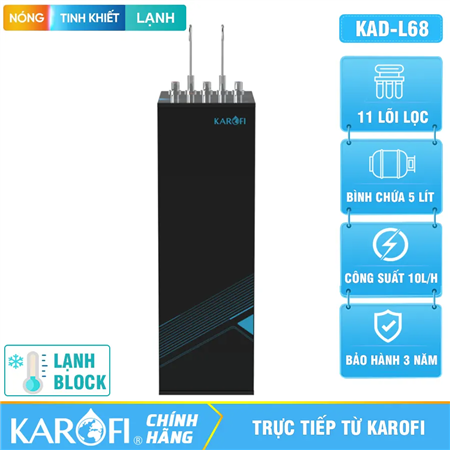 Máy lọc nước nóng lạnh Karofi KAD-L68 - 11 Lõi Lọc