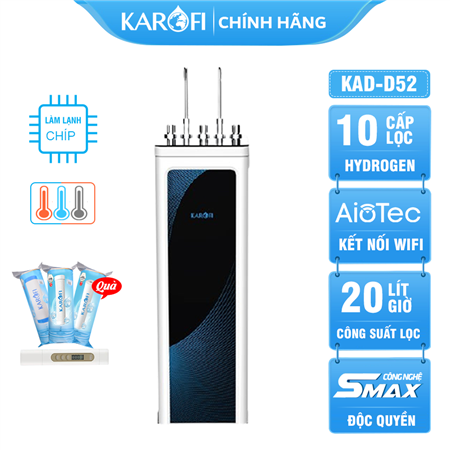 Máy lọc nước nóng lạnh Karofi KAD-D52