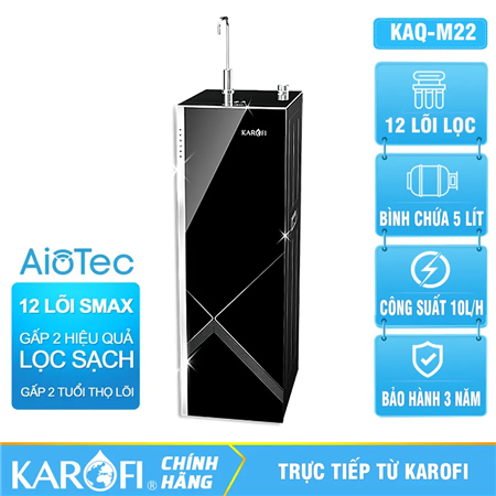 Máy lọc nước RO Karofi KAQ-M22 - 12 lõi lọc