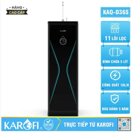 Máy lọc nước Karofi KAQ-D36S - 11 lõi mới 2026