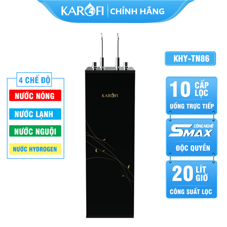Máy lọc nước nóng lạnh Karofi KHY-TN86 - 4 CHế độ Nóng - Lạnh - Nguội - Hydrogen