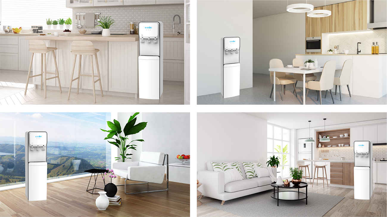 Máy lọc nước Nóng Lạnh Nguội Karofi HC18RO