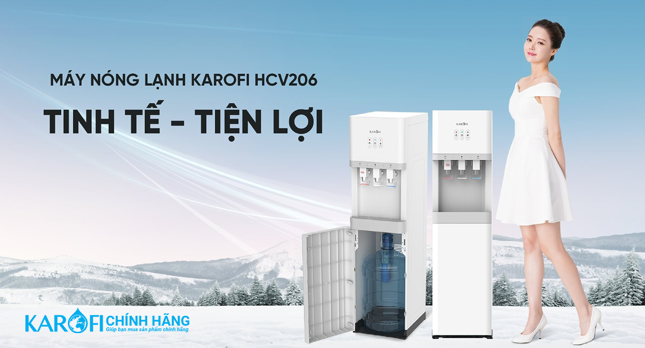 Cây nước nóng lạnh Karofi HCV206