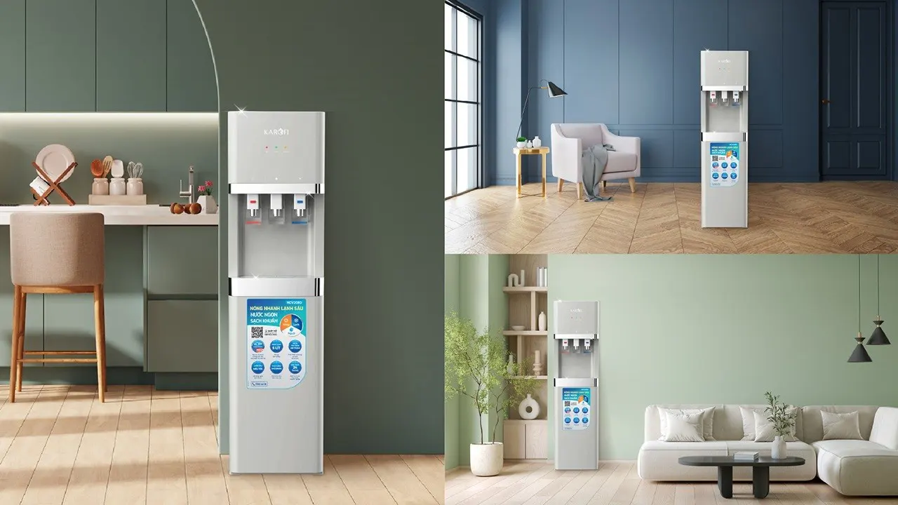 Cây nước nóng lạnh Karofi HCV208G