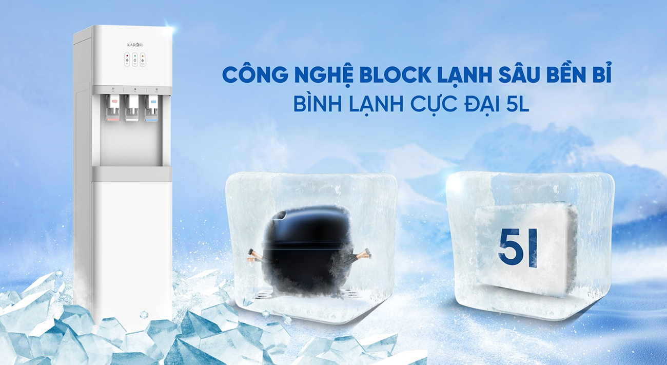 Cây nước nóng lạnh Karofi HCV209