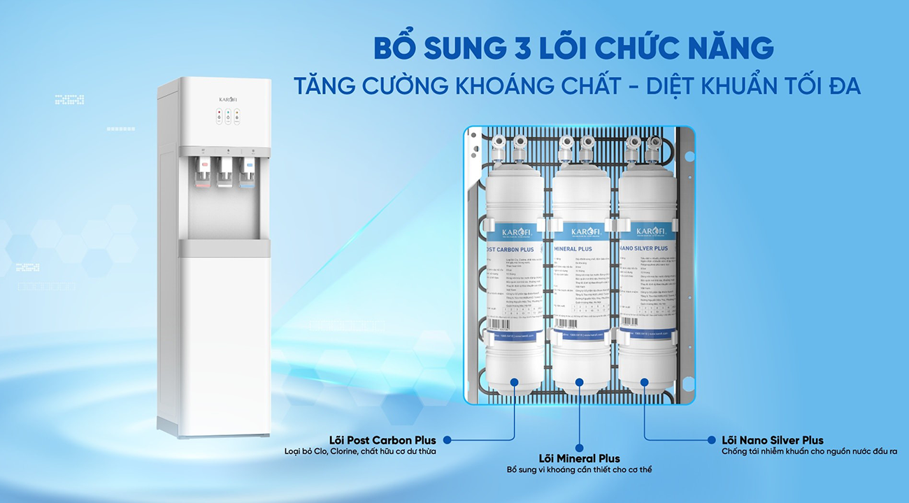 Cây nước nóng lạnh Karofi HCV209