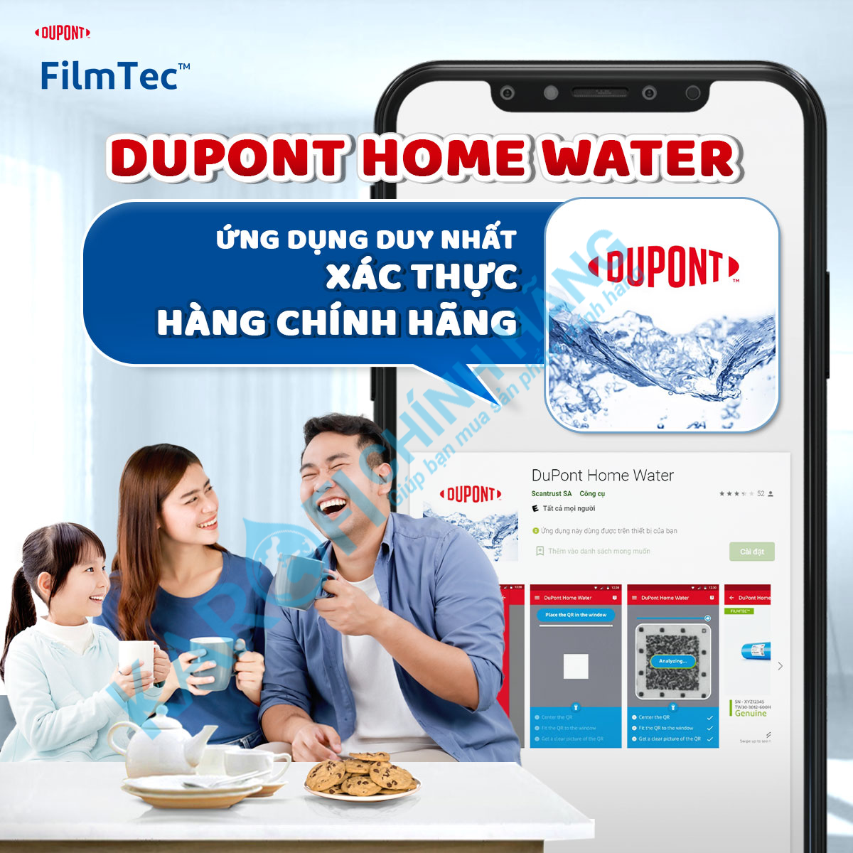 Kiểm tra Màng lọc RO Dupont Tw50-1812-50HR chính hãng