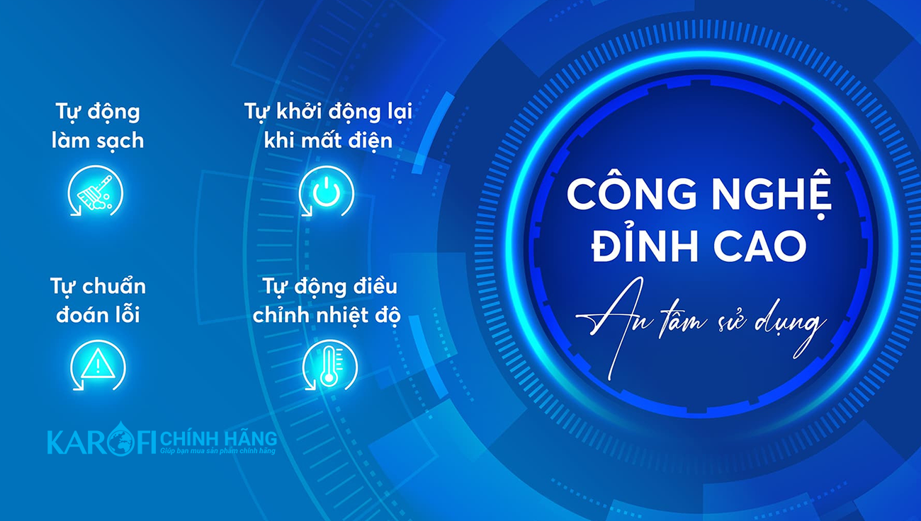 Điều hoà không khí Karofi 12000BTU KDC-WF12 công nghệ đỉnh cao