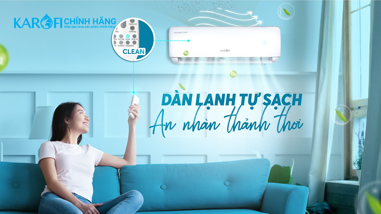 Điều hòa không khí Karofi 12000 BTU KDC-WI12