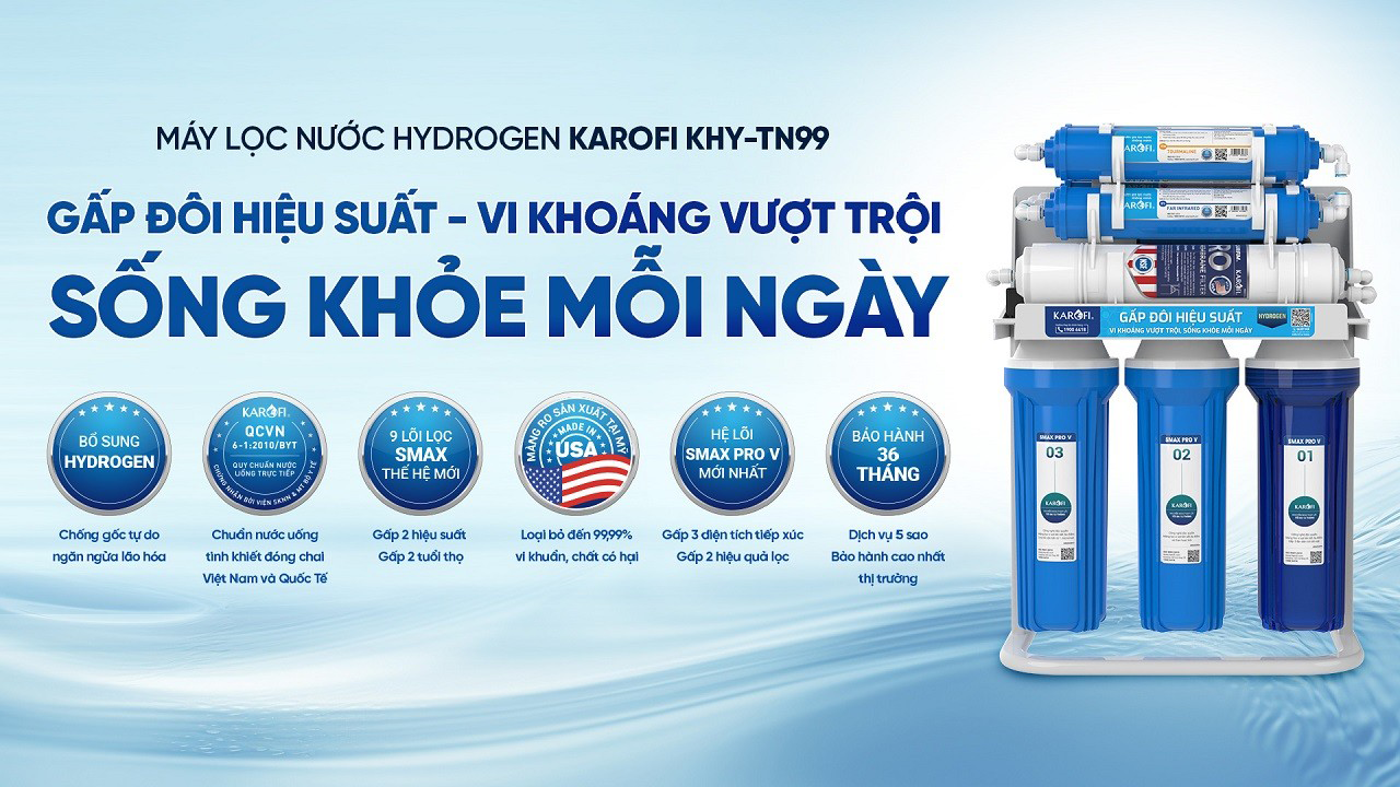 Máy lọc nước Karofi KHY-TN99