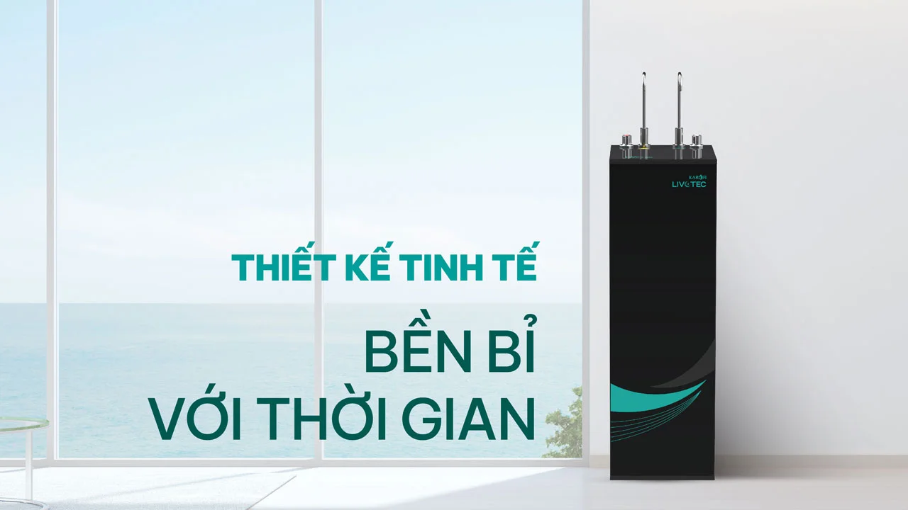 Máy lọc nước nóng nguội Karofi Livotec 615