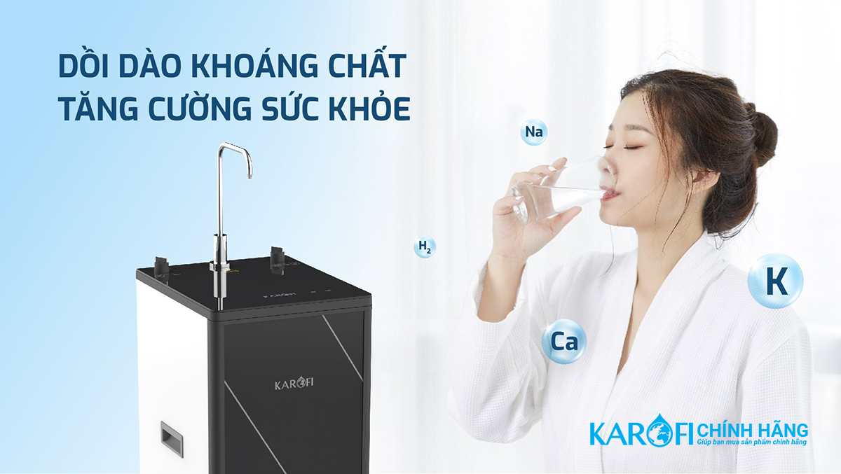 Máy lọc nước nóng lạnh Karofi KAD-D66V