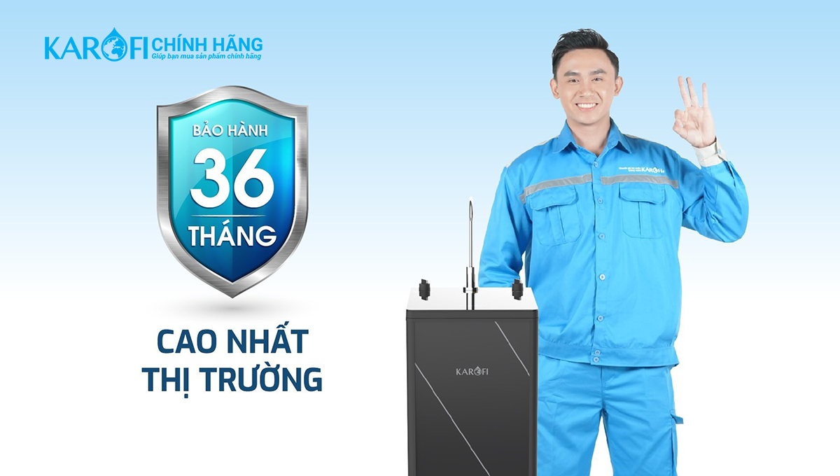 Máy lọc nước nóng lạnh Karofi KAD-D66V