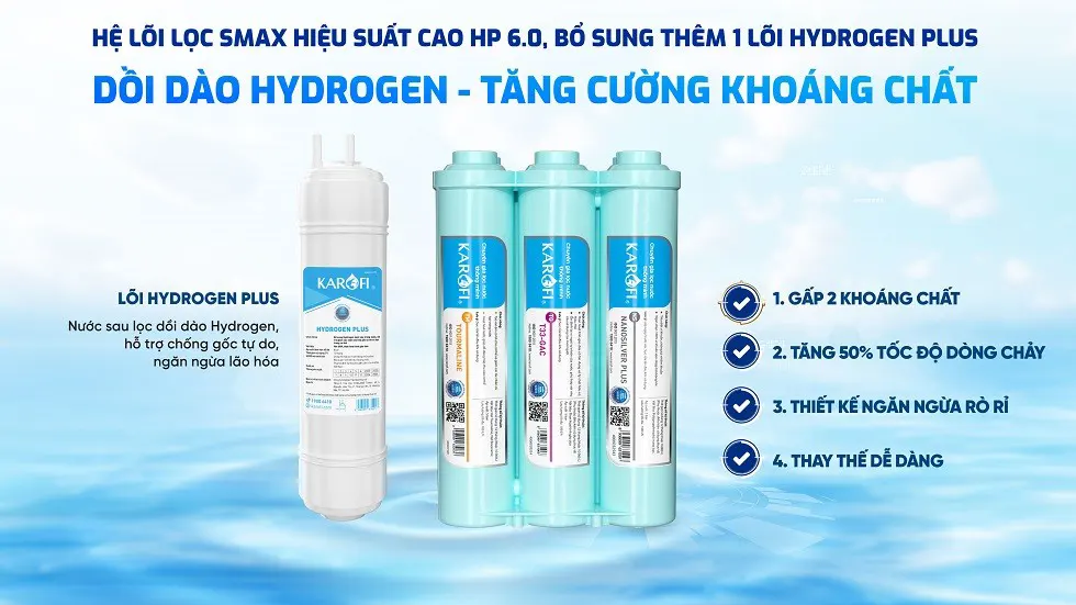 máy lọc nước nóng lạnh Karofi KAD-D69