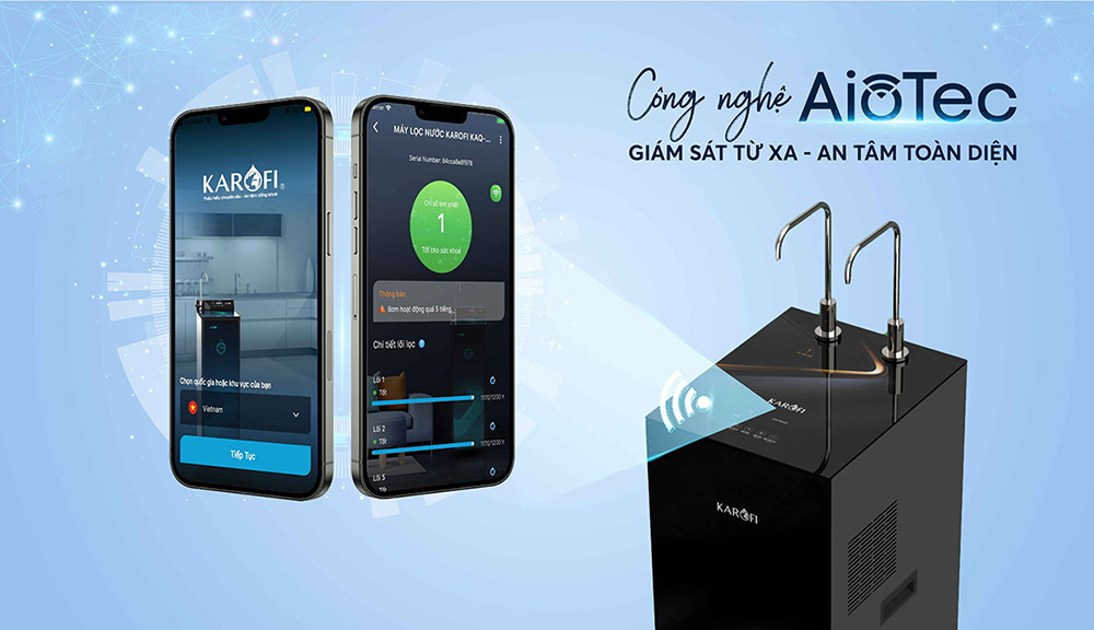 Máy lọc nước nóng lạnh Karofi KAD-N89