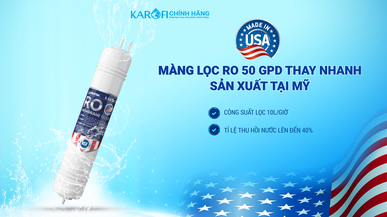 Máy lọc nước nóng nguội Karofi KAH-D15