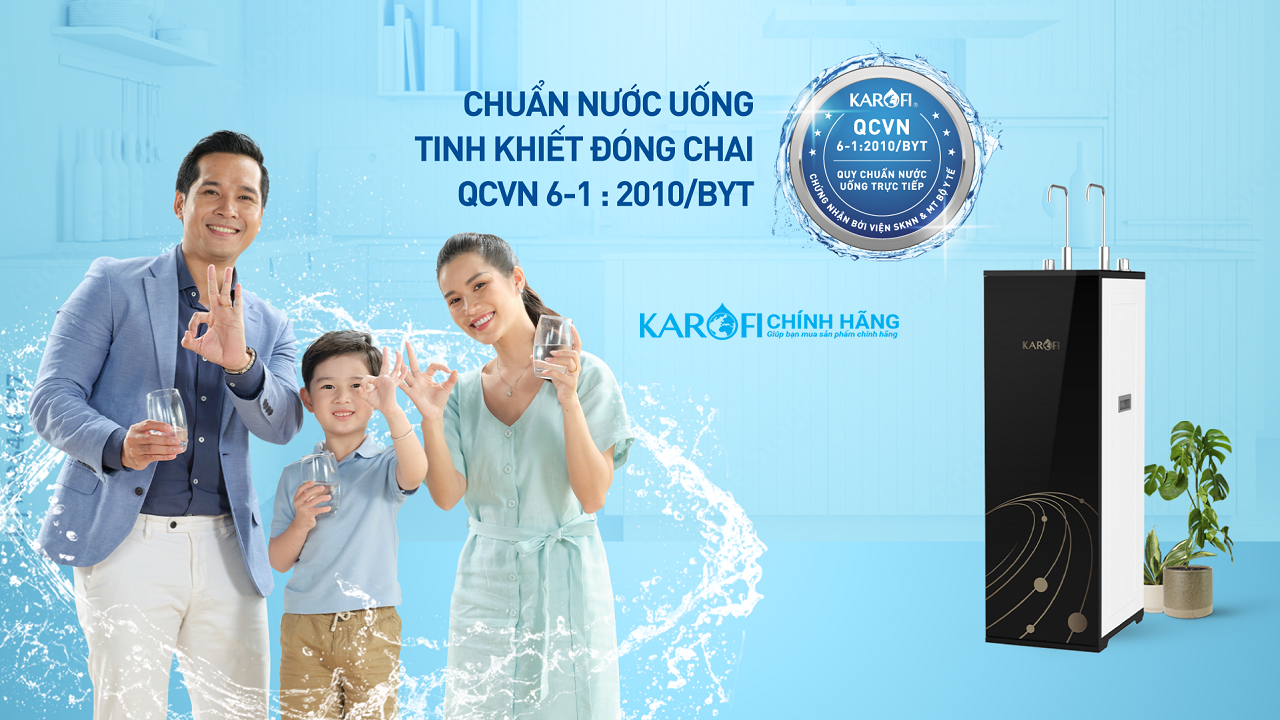 Máy lọc nước nóng nguội Karofi KAH-D15