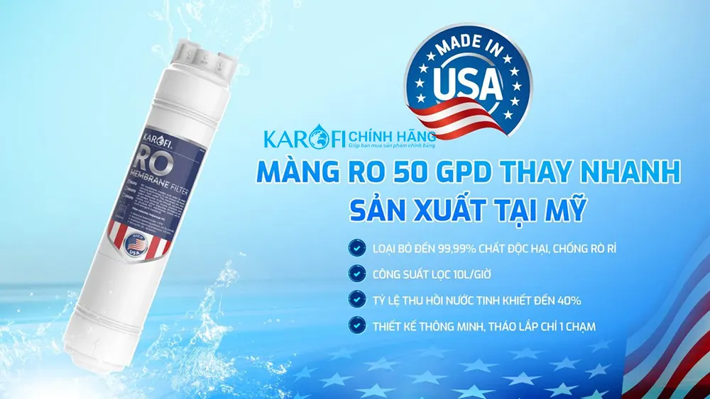Máy lọc nước Karofi KAQ-D20