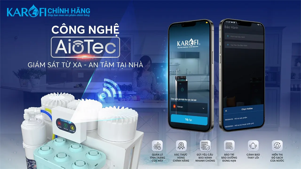 Máy lọc nước Karofi KAQ-U95 