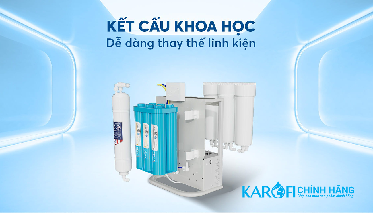 Máy lọc nước Karofi KAQ-U96 - 10 Lõi Cao Cấp