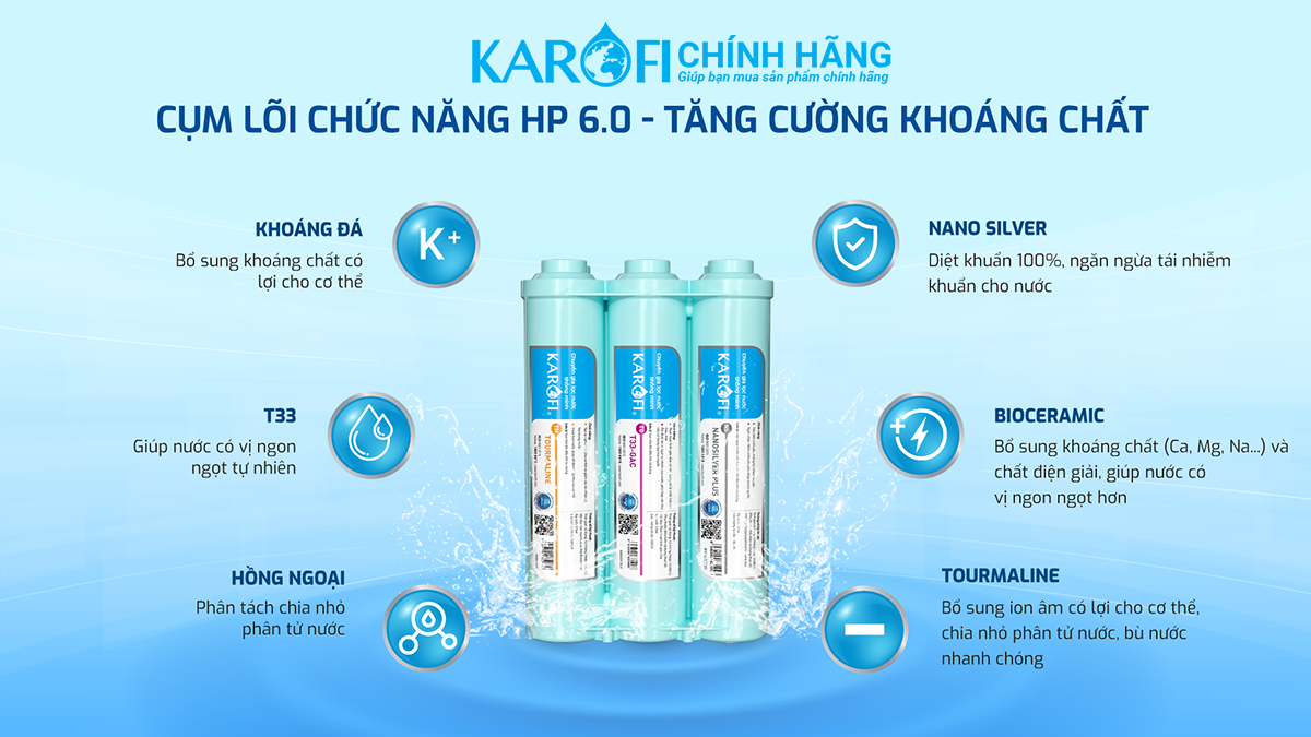 Máy lọc nước Karofi KT-ERO100V