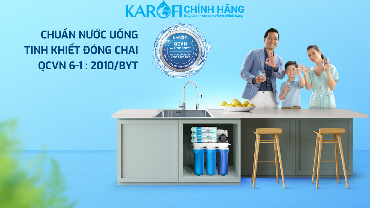 Máy lọc nước Karofi KT-ERO100V